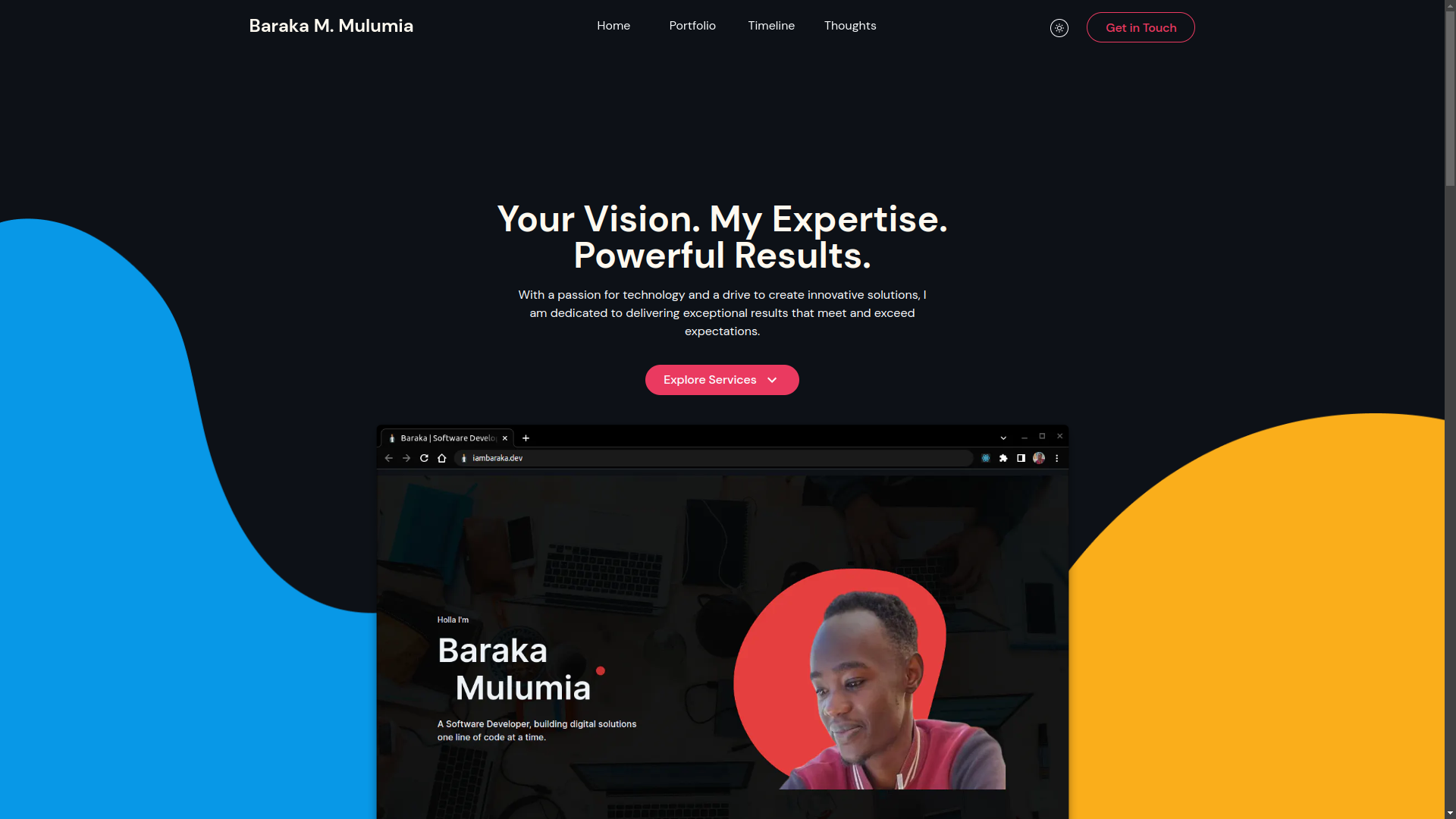Baraka Mulumia's Project  - Portfolio